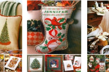 Cross Stitch Christmas Books by Better Homes and Gardens