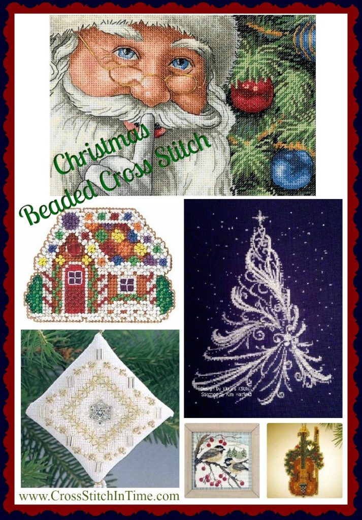 Christmas Beaded Cross Stitch Kits A Cross Stitch In Time