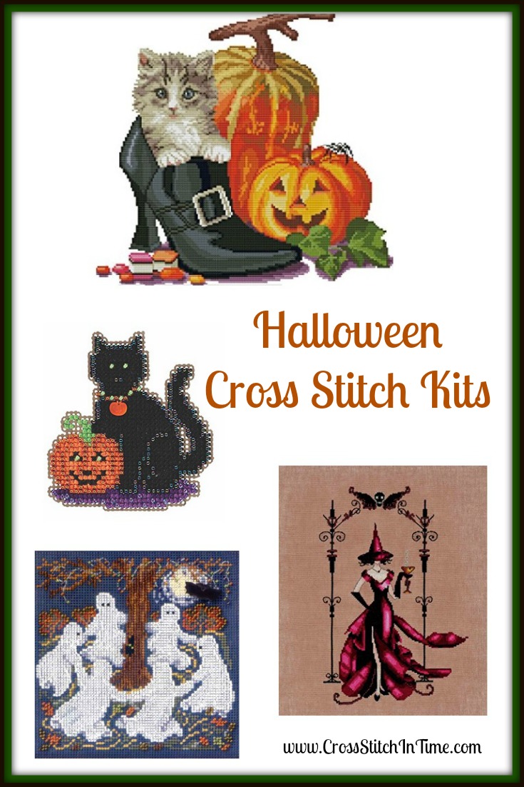 Halloween Cross Stitch Picture Kits make a great treat and beautiful Halloween decor