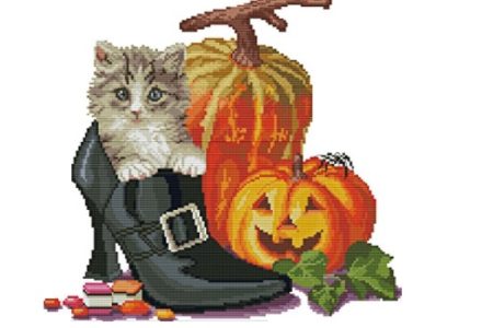 Halloween Cross Stitch Picture Kits