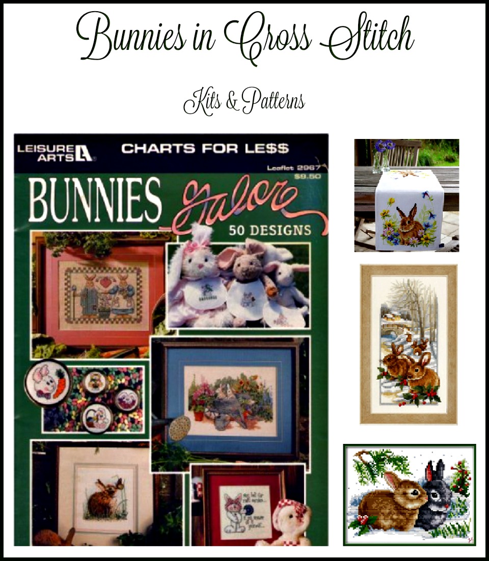 Bunny Cross Stitch kits and patterns