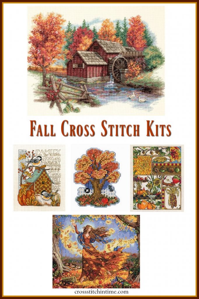 Fall Cross Stitch Kits & Patterns for Autumn Decor